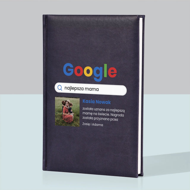 Zdjęcie I Podpis: Najlepsza Mama Wynik Google - Notes Książkowy