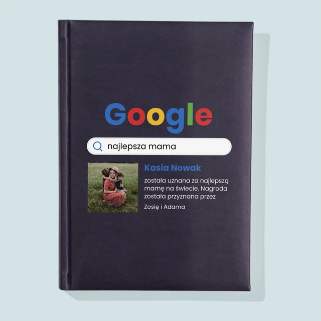 Zdjęcie I Podpis: Najlepsza Mama Wynik Google - Notes Książkowy