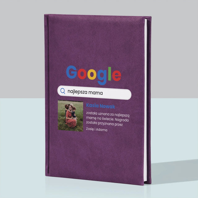 Zdjęcie I Podpis: Najlepsza Mama Wynik Google - Notes Książkowy