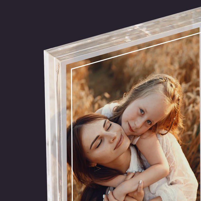 Zdjęcie I Podpis: Droga Mamo - Blok Akrylowy z Nadrukiem