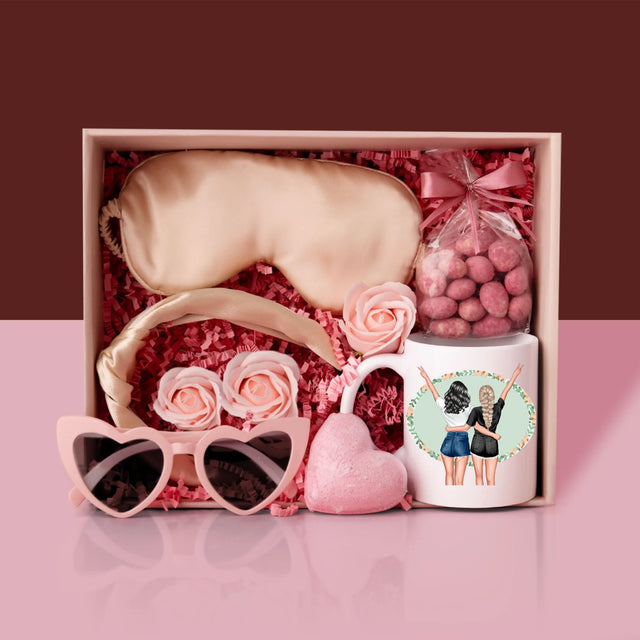 Kreator Postaci: Best Friends - Zestaw prezentowy z kubkiem i satynową opaską