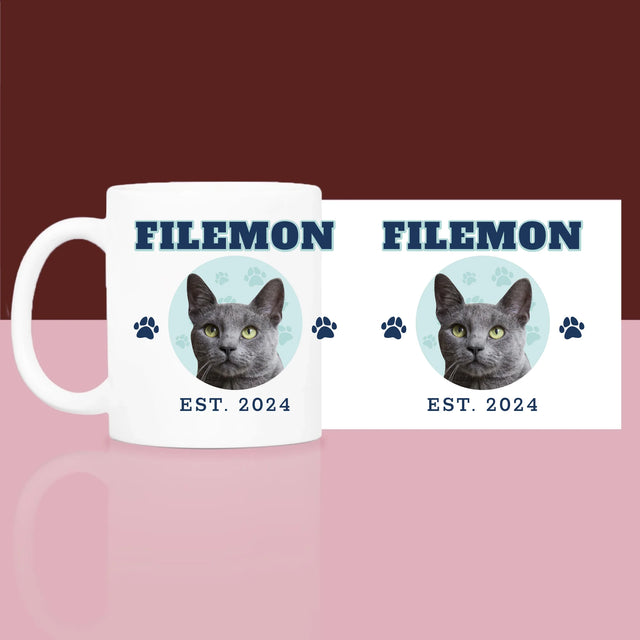 Twoja Postać: Twój Kot Varsity - Zestaw prezentowy z kubkiem i satynową opaską