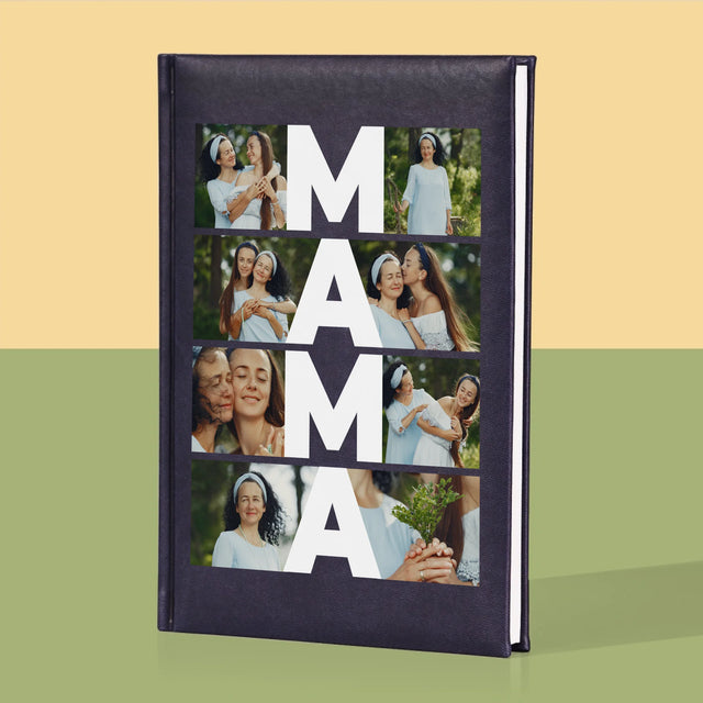 Fotokolaż: Mama - Notes Książkowy z Nadrukiem