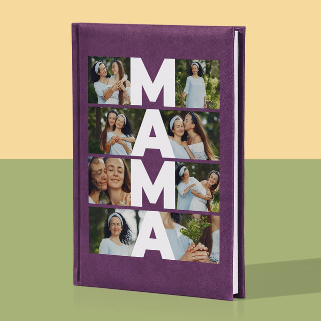 Fotokolaż: Mama - Notes Książkowy z Nadrukiem