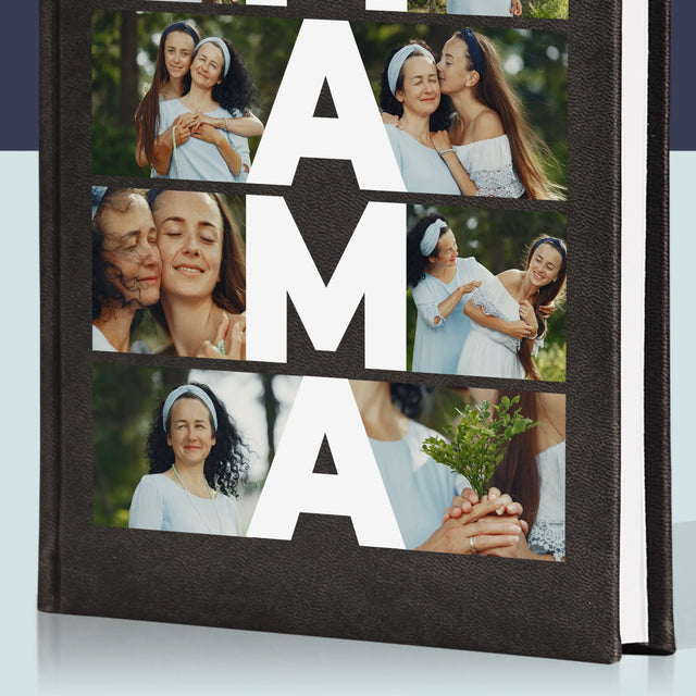 Fotokolaż: Mama - Planer Książkowy z Nadrukiem