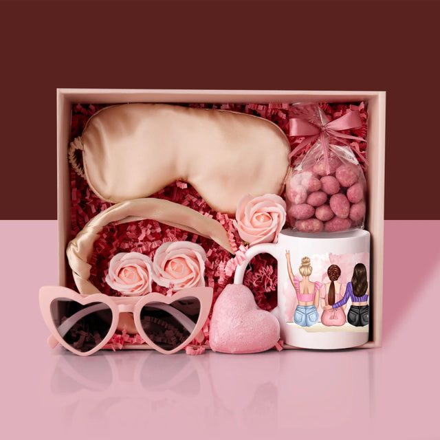 Kreator Postaci: Girls Squad - Zestaw prezentowy z kubkiem i satynową opaską