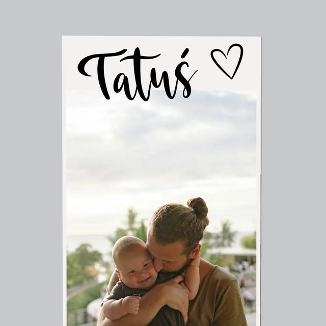 Zdjęcie I Podpis: Pierwszy Dzień Tatusia - Magnes Na Lodówkę