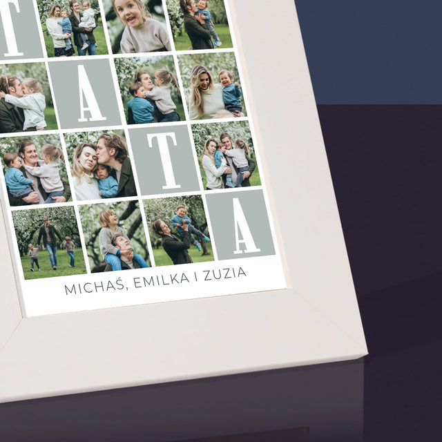 Fotokolaż: Tato Kochamy Cię Za Wszystko - Ramka Na Zdjęcie