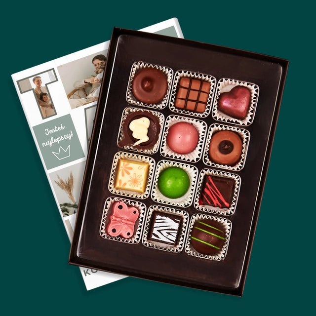 Fotokolaż: Tata Kafelki - Personalizowane Praliny