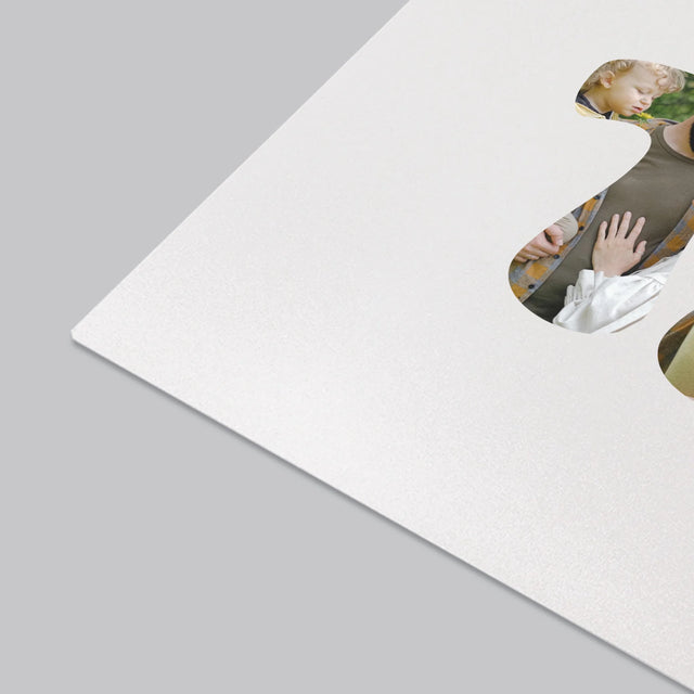 Zdjęcie I Podpis: Najlepszy Tata Serce - Podkładka Na Biurko