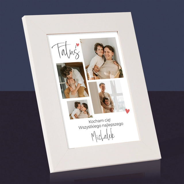 Fotokolaż: Tatusiu Kocham Cię - Ramka Na Zdjęcia