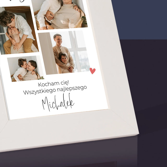 Fotokolaż: Tatusiu Kocham Cię - Ramka Na Zdjęcia