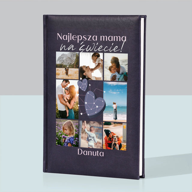 Fotokolaż: Najlepsza Mama - Notes Książkowy z Nadrukiem