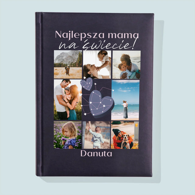 Fotokolaż: Najlepsza Mama - Notes Książkowy z Nadrukiem
