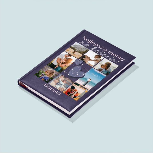 Fotokolaż: Najlepsza Mama - Notes Książkowy z Nadrukiem