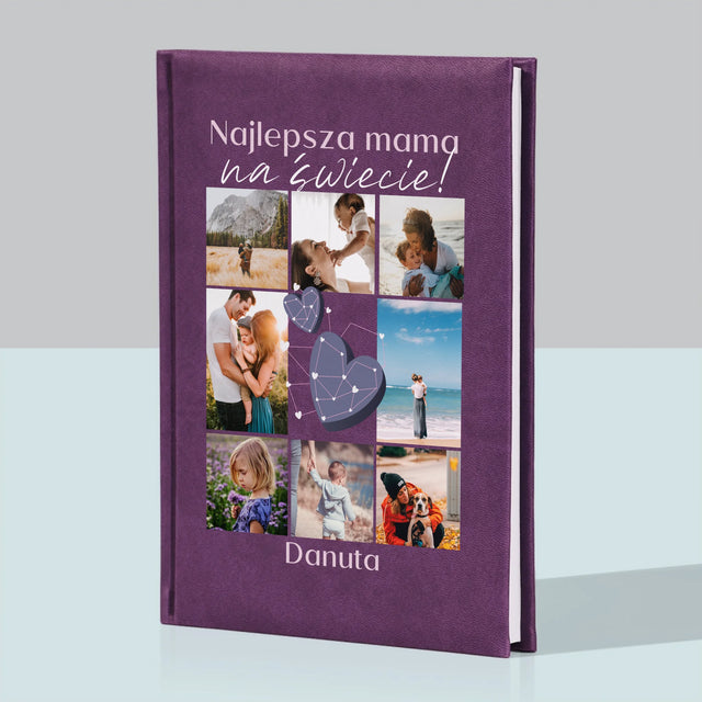 Fotokolaż: Najlepsza Mama - Notes Książkowy z Nadrukiem