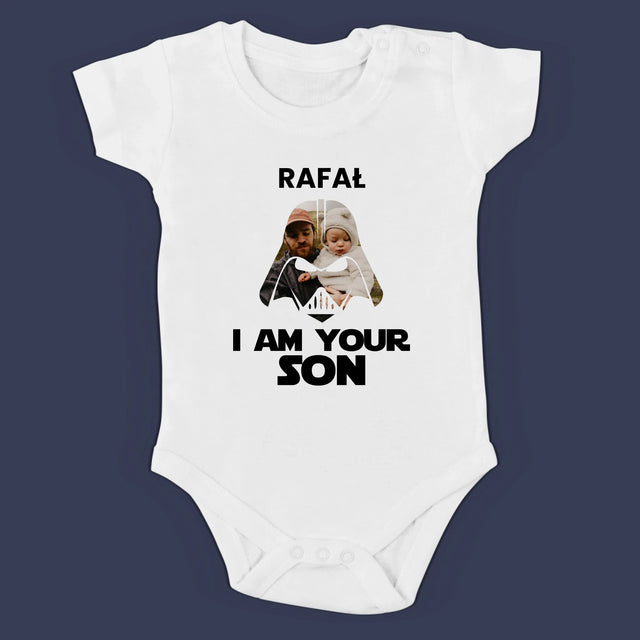 Zdjęcie i Podpis: i Am Your Father - Zestaw Koszulka Męska i Body Niemowlęce