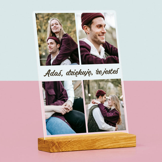 Fotokolaż: Zdjęcia Dla Chłopaka - Wydruk Na Szkle Akrylowym