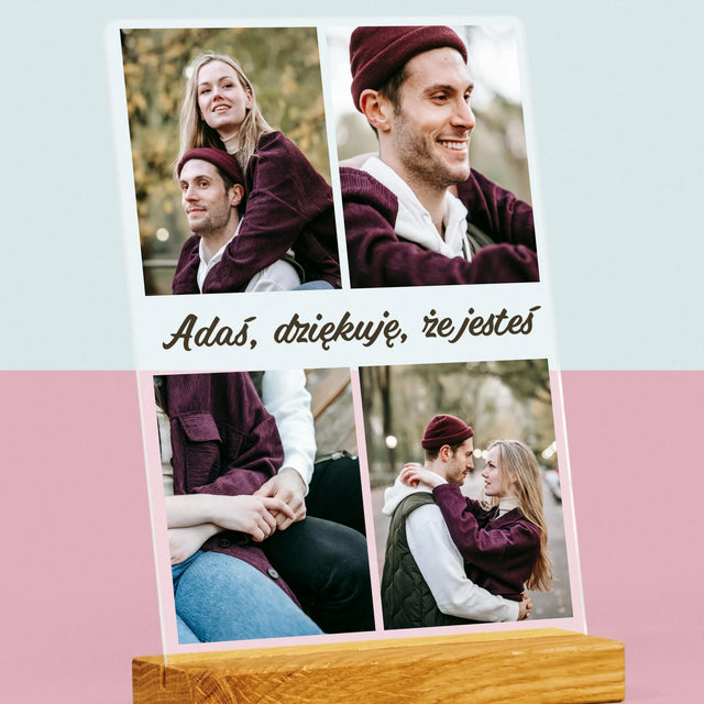 Fotokolaż: Zdjęcia Dla Chłopaka - Wydruk Na Szkle Akrylowym