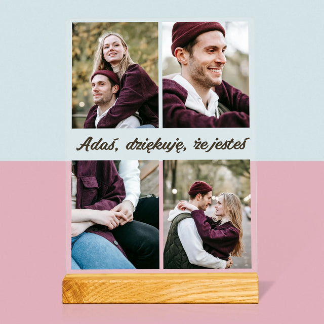 Fotokolaż: Zdjęcia Dla Chłopaka - Wydruk Na Szkle Akrylowym