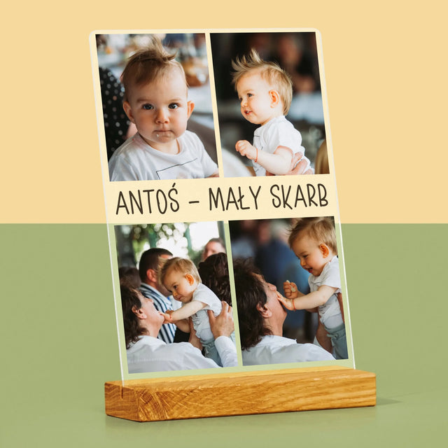 Fotokolaż: Zdjęcia Z Dzieckiem - Wydruk Na Szkle Akrylowym