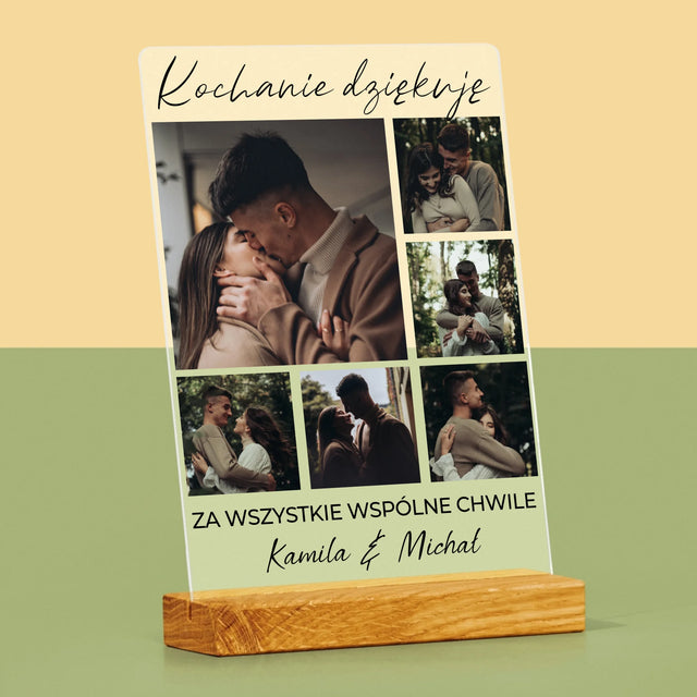 Fotokolaż: Rocznicowy - Wydruk Na Szkle Akrylowym