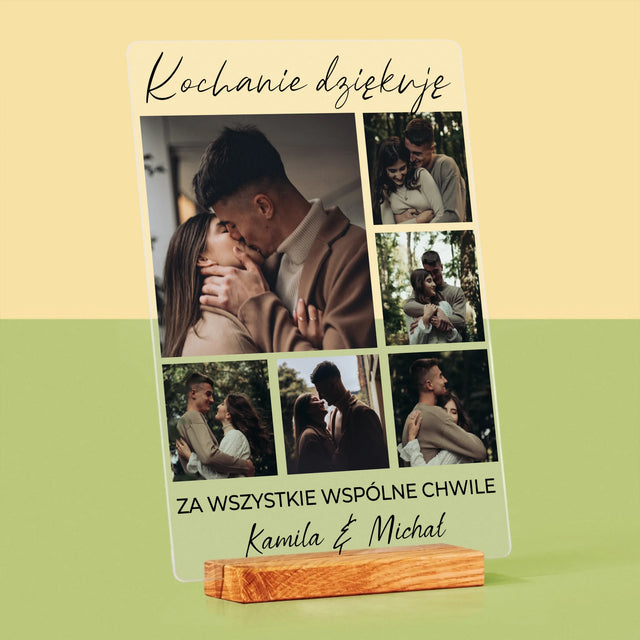 Fotokolaż: Rocznicowy - Wydruk Na Szkle Akrylowym