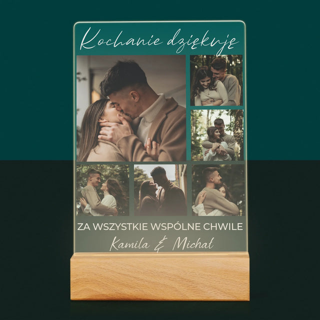 Fotokolaż: Rocznicowy - Wydruk Na Szkle Akrylowym