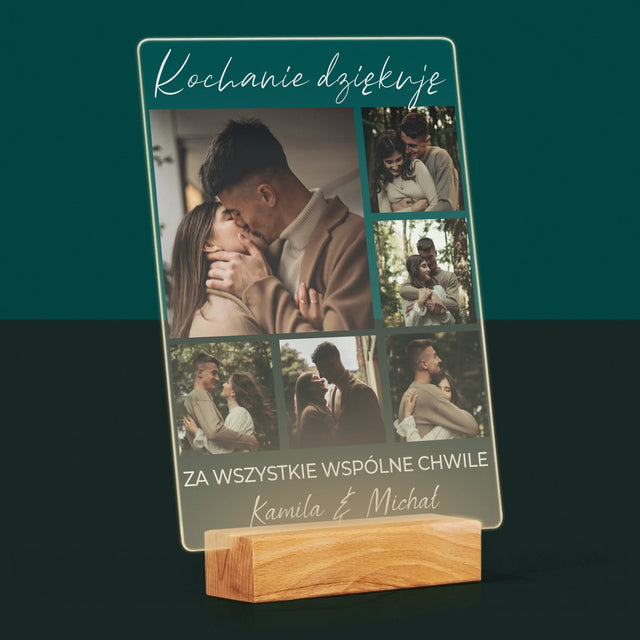 Fotokolaż: Rocznicowy - Wydruk Na Szkle Akrylowym