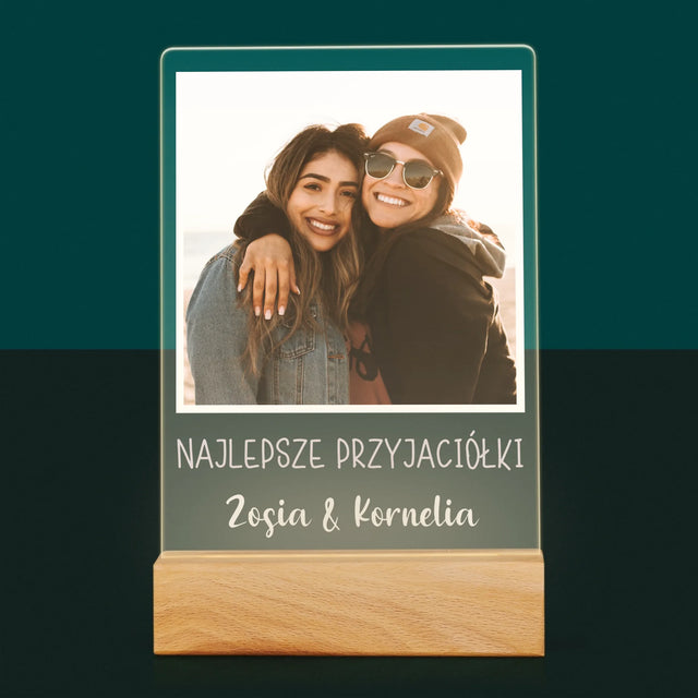 Zdjęcie I Podpis: Dla Przyjaciółki - Wydruk Na Szkle Akrylowym