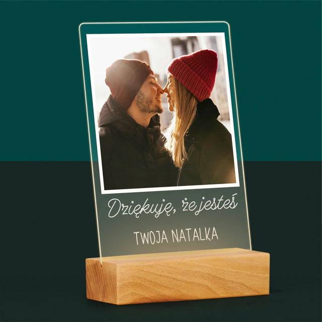 Zdjęcie I Podpis: Dla Chłopaka - Wydruk Na Szkle Akrylowym