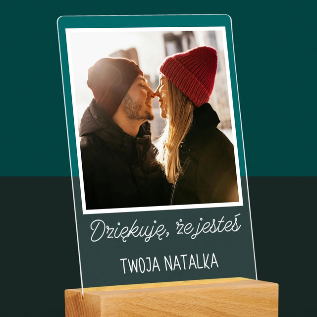 Zdjęcie I Podpis: Dla Chłopaka - Wydruk Na Szkle Akrylowym