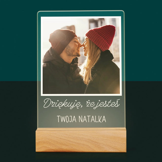 Zdjęcie I Podpis: Dla Chłopaka - Wydruk Na Szkle Akrylowym