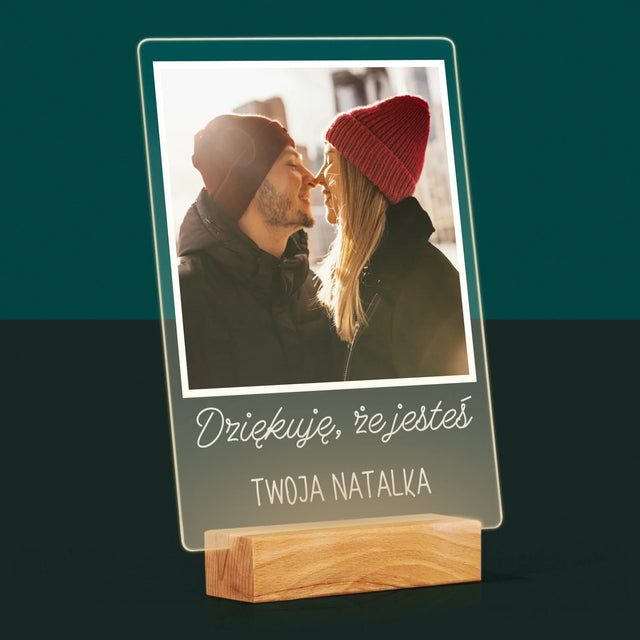 Zdjęcie I Podpis: Dla Chłopaka - Wydruk Na Szkle Akrylowym