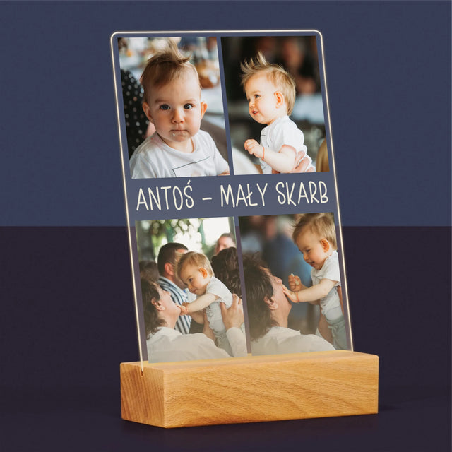 Fotokolaż: Zdjęcia Z Dzieckiem - Wydruk Na Szkle Akrylowym