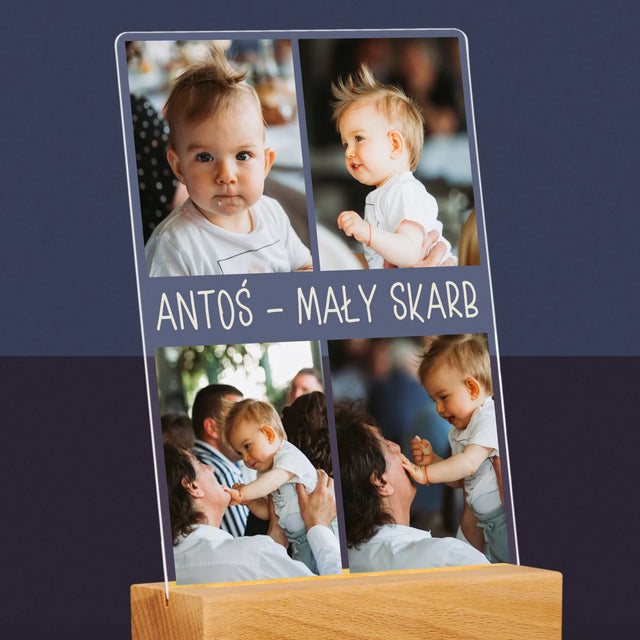 Fotokolaż: Zdjęcia Z Dzieckiem - Wydruk Na Szkle Akrylowym