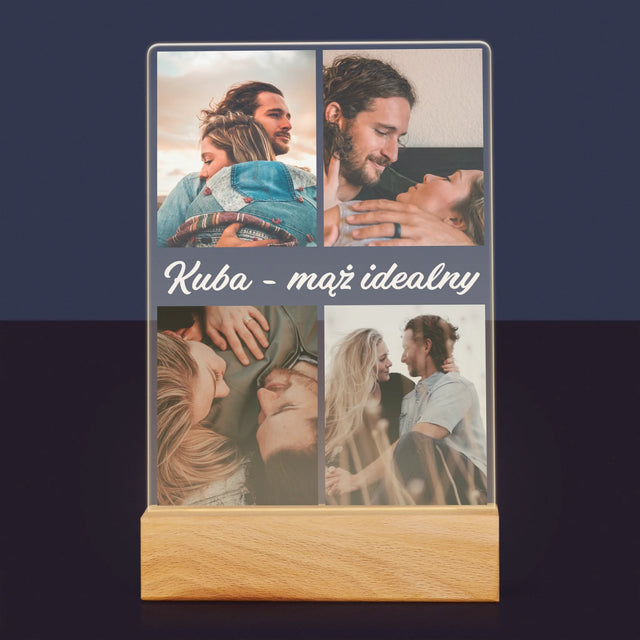 Fotokolaż: Zdjęcia Dla Męża - Wydruk Na Szkle Akrylowym
