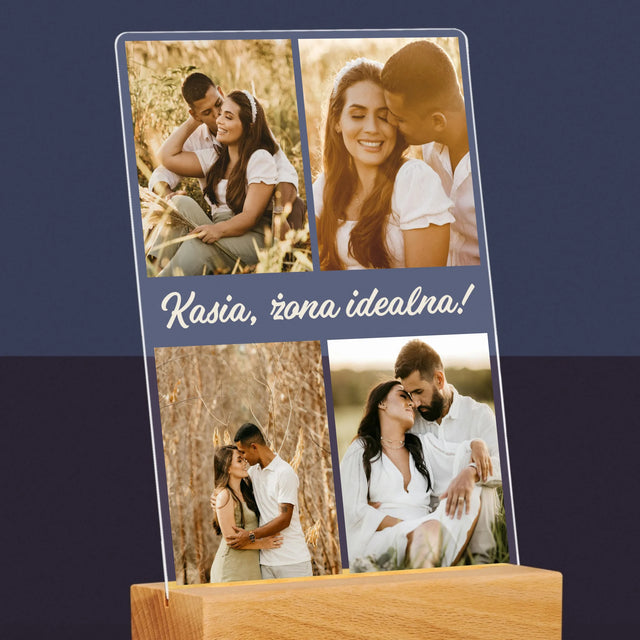Fotokolaż: Zdjęcia Dla Żony - Wydruk Na Szkle Akrylowym