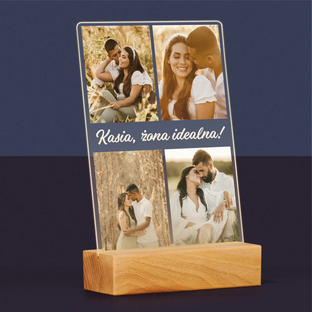 Fotokolaż: Zdjęcia Dla Żony - Wydruk Na Szkle Akrylowym