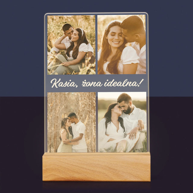 Fotokolaż: Zdjęcia Dla Żony - Wydruk Na Szkle Akrylowym