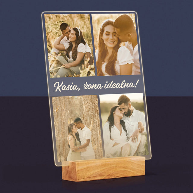 Fotokolaż: Zdjęcia Dla Żony - Wydruk Na Szkle Akrylowym