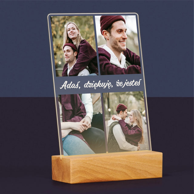 Fotokolaż: Zdjęcia Dla Chłopaka - Wydruk Na Szkle Akrylowym