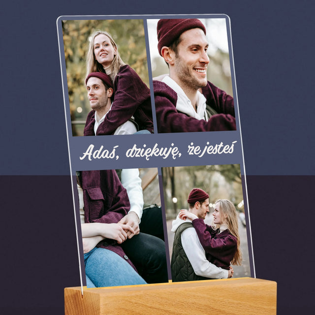 Fotokolaż: Zdjęcia Dla Chłopaka - Wydruk Na Szkle Akrylowym