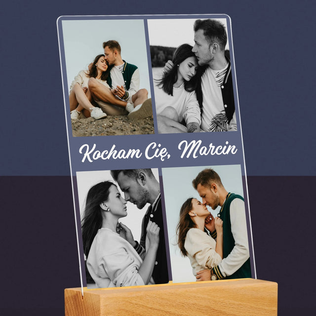 Fotokolaż: Zdjęcia Dla Dziewczyny - Wydruk Na Szkle Akrylowym
