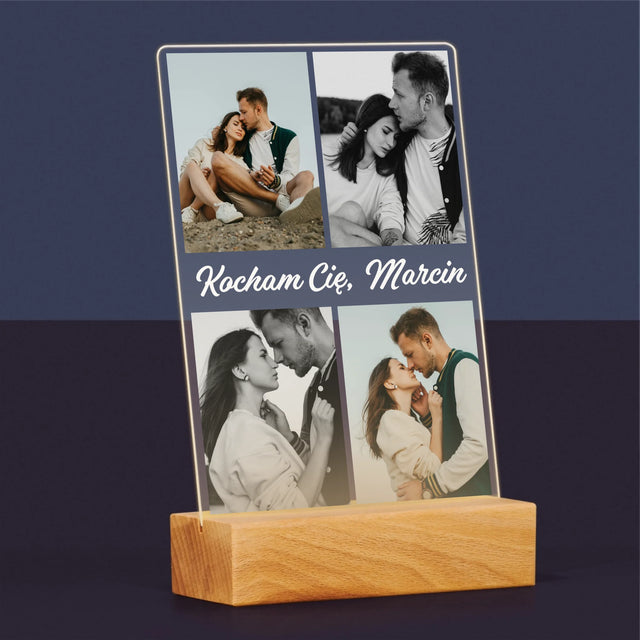 Fotokolaż: Zdjęcia Dla Dziewczyny - Wydruk Na Szkle Akrylowym