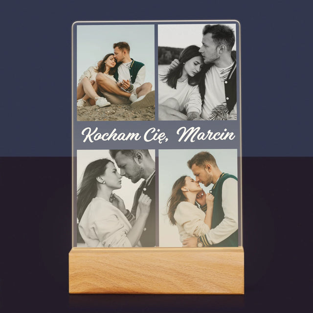 Fotokolaż: Zdjęcia Dla Dziewczyny - Wydruk Na Szkle Akrylowym