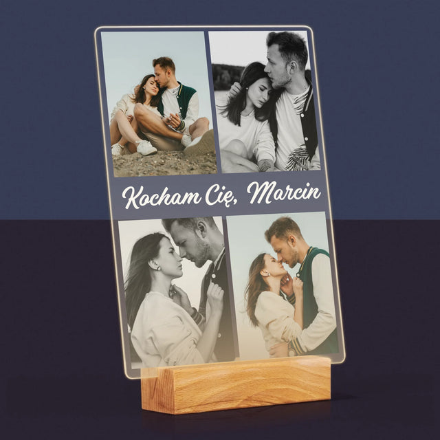 Fotokolaż: Zdjęcia Dla Dziewczyny - Wydruk Na Szkle Akrylowym