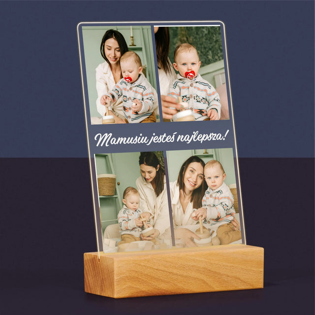 Fotokolaż: Zdjęcia Dla Mamy - Wydruk Na Szkle Akrylowym