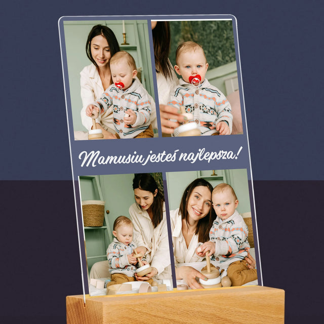 Fotokolaż: Zdjęcia Dla Mamy - Wydruk Na Szkle Akrylowym