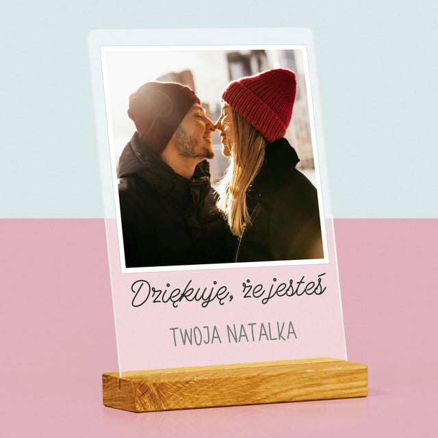 Zdjęcie I Podpis: Dla Chłopaka - Wydruk Na Szkle Akrylowym